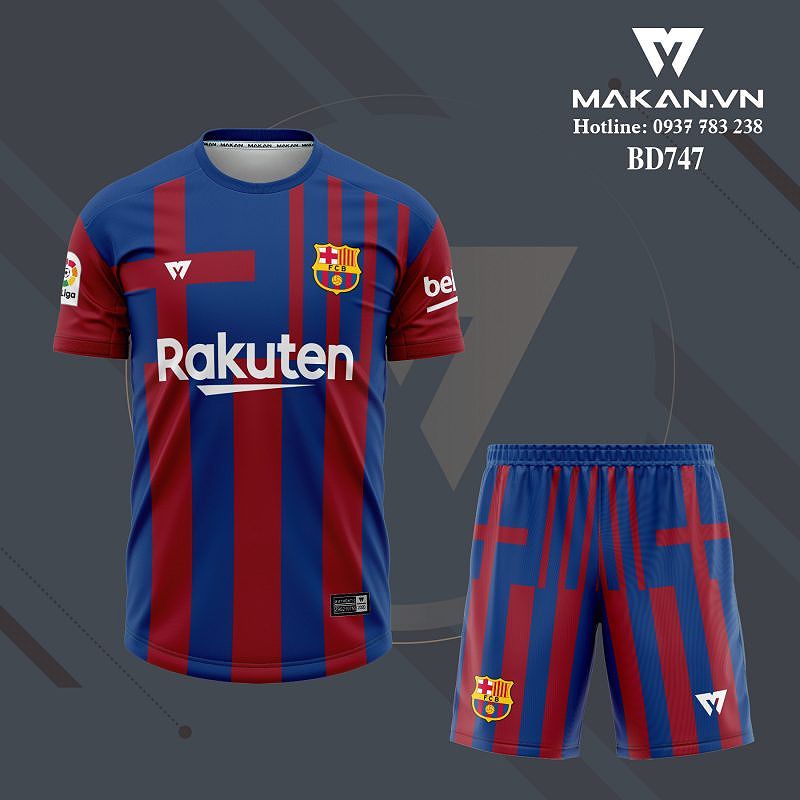 Áo bóng đá Barca BD747